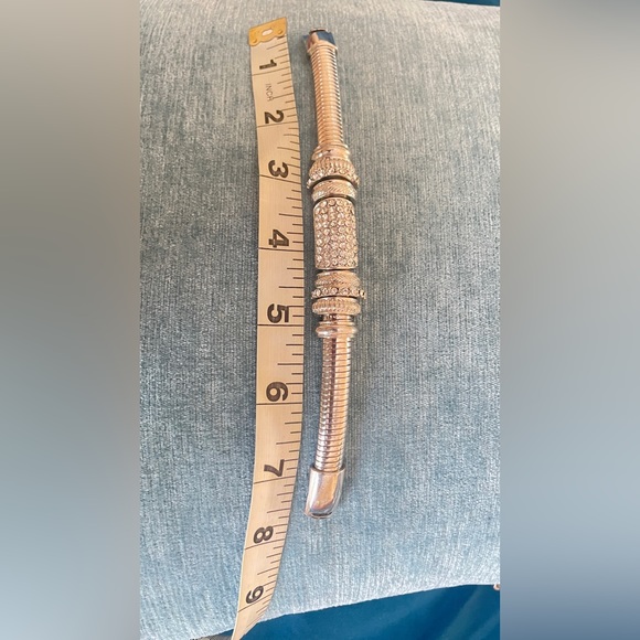 Matching set necklace and bracelet Silver with Rhinestones - Picture 5 of 5